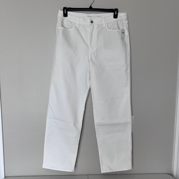 Old Navy Women’s WOW Loose White High Rise Jeans size 14 - Picture 2 of 8